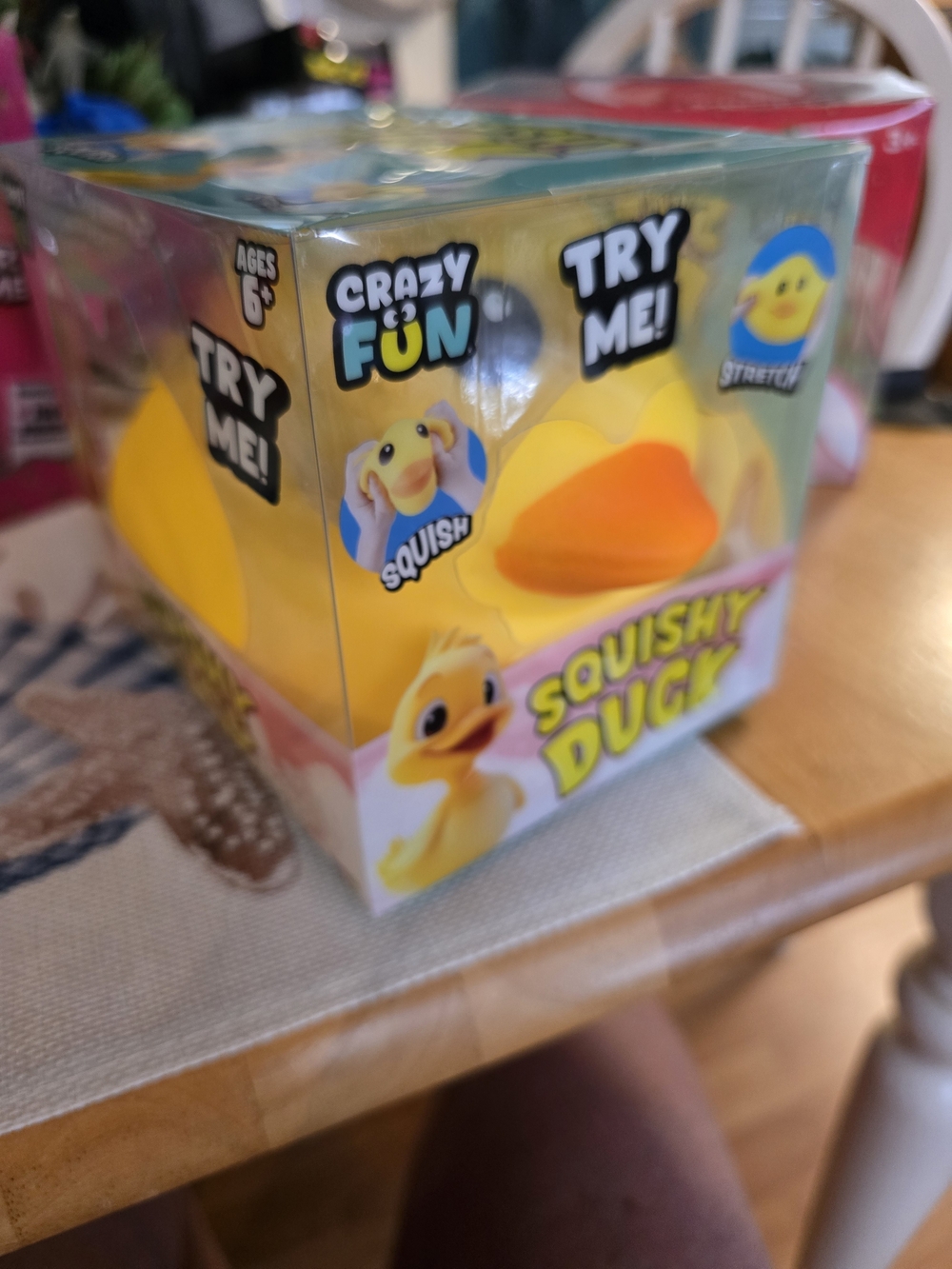 Crazy Fun Yellow Squishy Duck & Free Gift